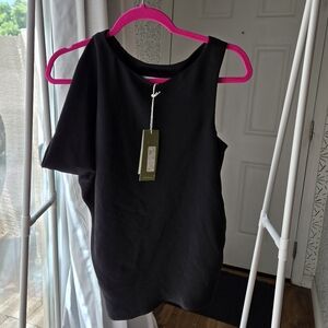 NWT Trina Turk Sunset Top, Size XL in Black